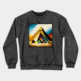 Evolving Pop Art Pyramid Crewneck Sweatshirt